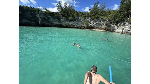 Cove swimming in Bermuda