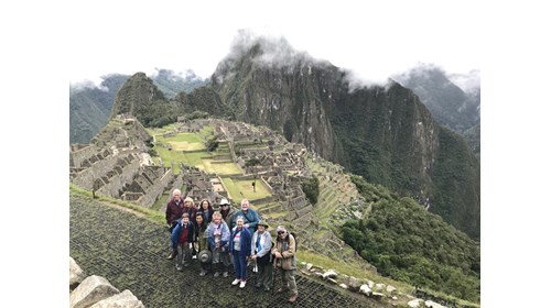 Cruise Specialists clients at Machu Picchu