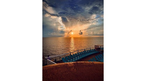 Beautiful Sunrise Viewed from Carnival Jubilee