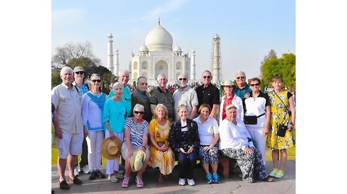 World Cruise Clients at the Taj Mahal