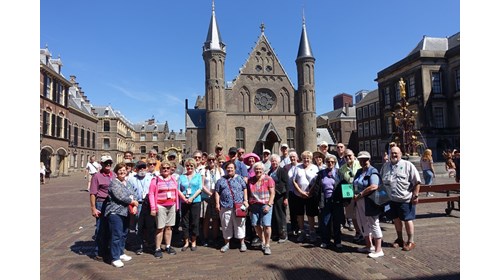 One of our hosted cruise groups in The Netherlands