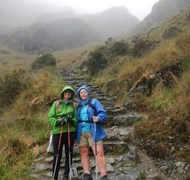 Wendy and Ann on the Inca Trail