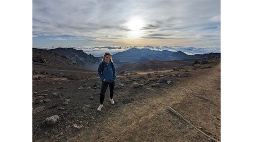 Haleakala Sunrise Hike in Maui, Hawaii