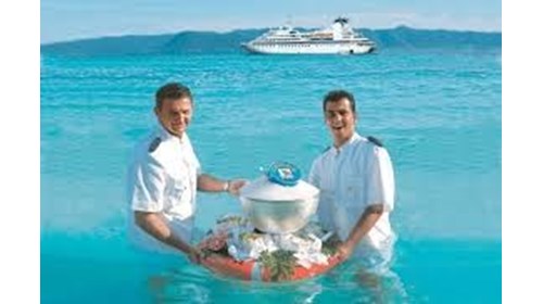 Seabourn's Caviar in the Surf