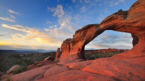 Broken Arch at Arches National Park