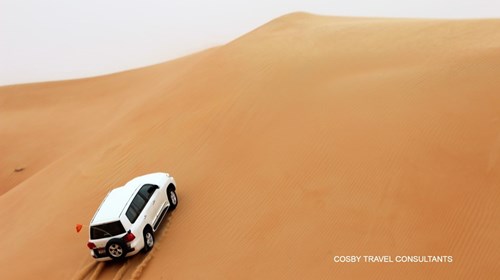 Dune Bashing in Abu Dhabi, United Arab Emirates