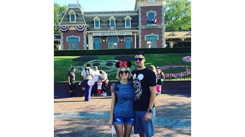 Enjoying Disneyland 