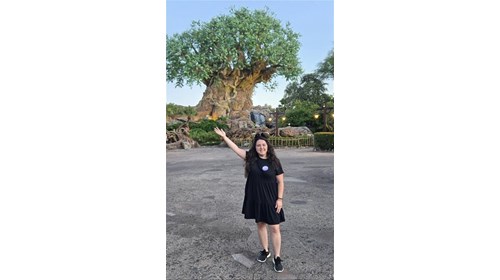 Enjoying the morning at Animal Kingdom!