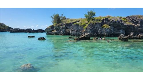 I love traveling to Tobacco Bay in Bermuda.