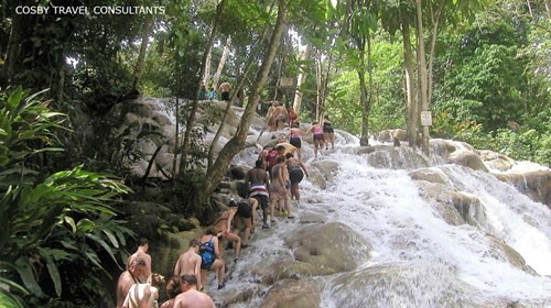 Climbing Dunn’s River Falls in Ocho Rios, Jamaica