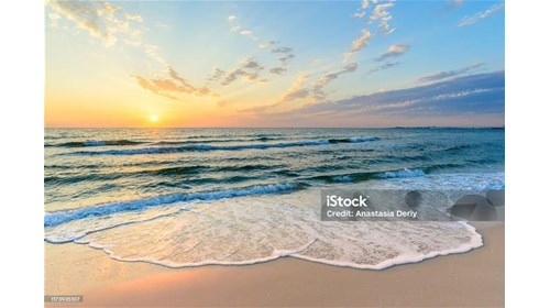 Beautiful sunset at the beach