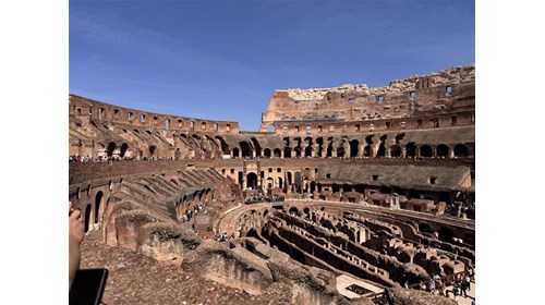 The Colosseum in Rome Italy