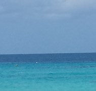 The gorgeous sky and clear waters in Grand Turk