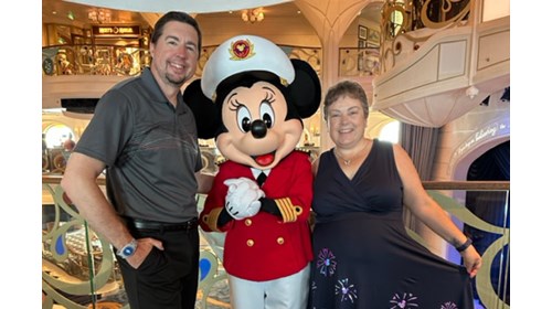 My husband and I on the Disney Wish