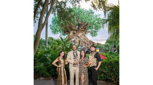 Celebrating 25 years together at Animal Kingdom