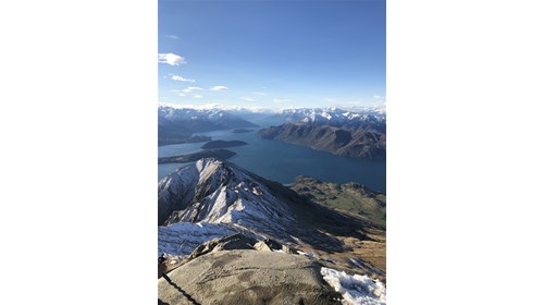 The view from Roy's Peak near Wanaka, NZ