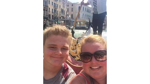 When in Venice, a gondola ride is a requirement!