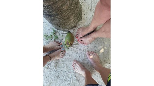 "Toes in the Sand" Costa Maya 