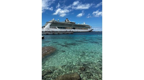 Crystal clear waters of Cozumel, Mexico