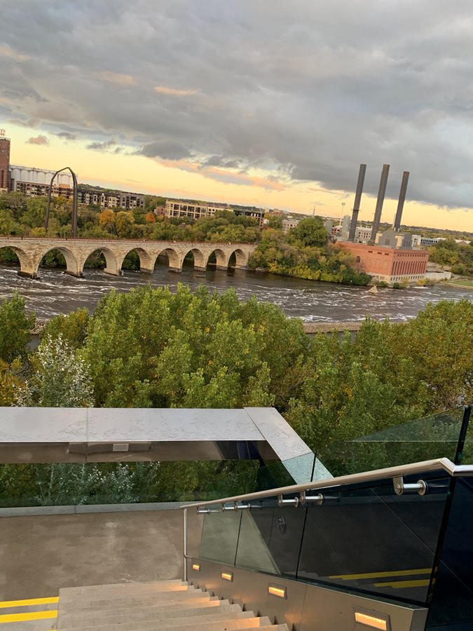 View from back of Guthrie Theater
