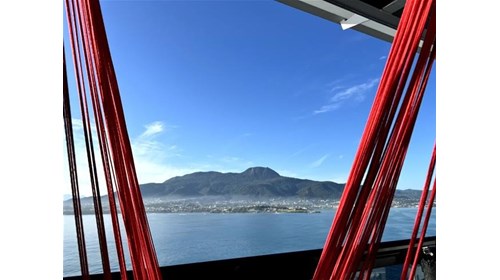 View from the infamous hammock