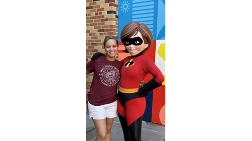 Me with Mrs. Incredible in Walt Disney World!