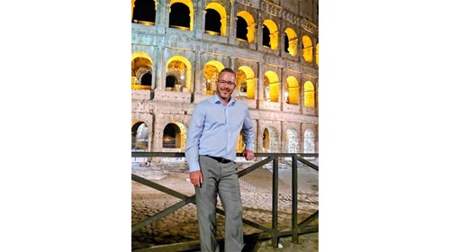 An evening at the Colosseum, Rome Italy