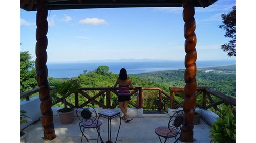 View from our hotel in Costa Rica