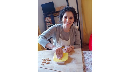 Enjoying a pasta-making class in Palermo, Sicily