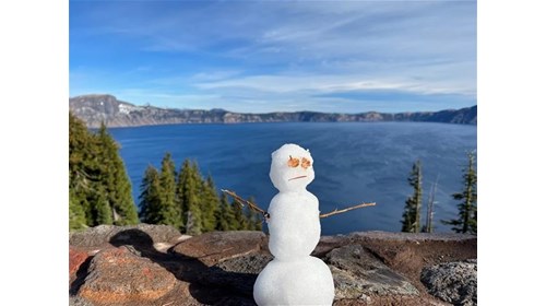 Chillin' at Crater Lake, OR