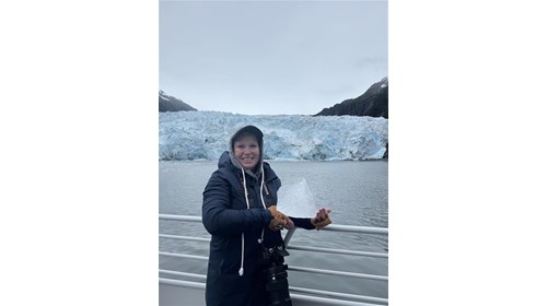 Exploring glaciers in Alaska