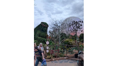 EPCOT at dusk