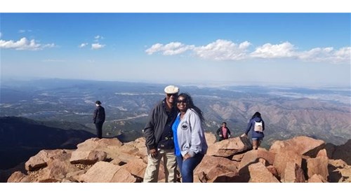 Pikes Peak Summit via the Scenic Cog Railway