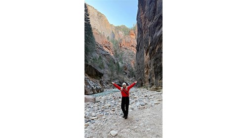 Hiking the Narrows in Zion National Park