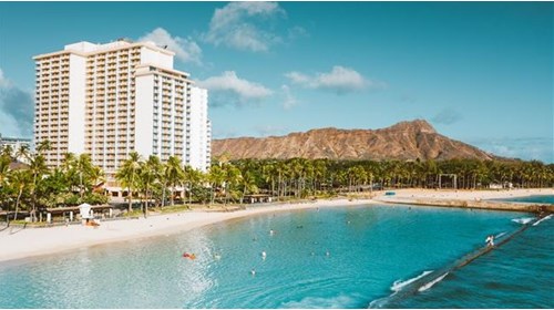View Honolulu Beach and City
