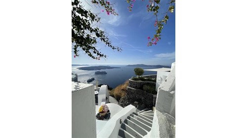 Cruising in Santorini