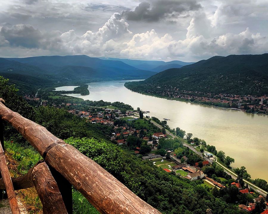 The Danube bend is so picturesque!