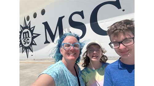 Selfie with the teens! 