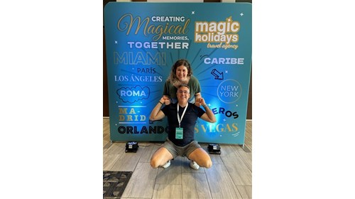 Fernando and Andrea at the MH Convention 2025