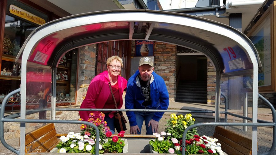 LouAnn & Larry Covi in Germany on the Rhine River