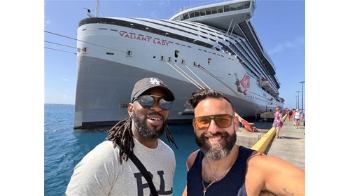 Valiant Lady in Port! 