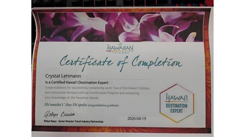 Hawaii Specialist. 