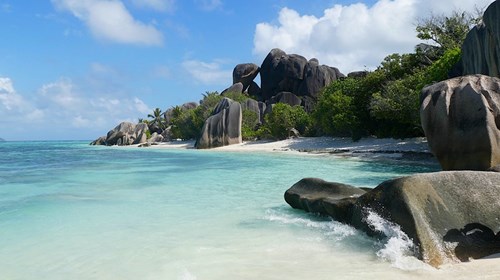 The most iconic beach in Seychelles