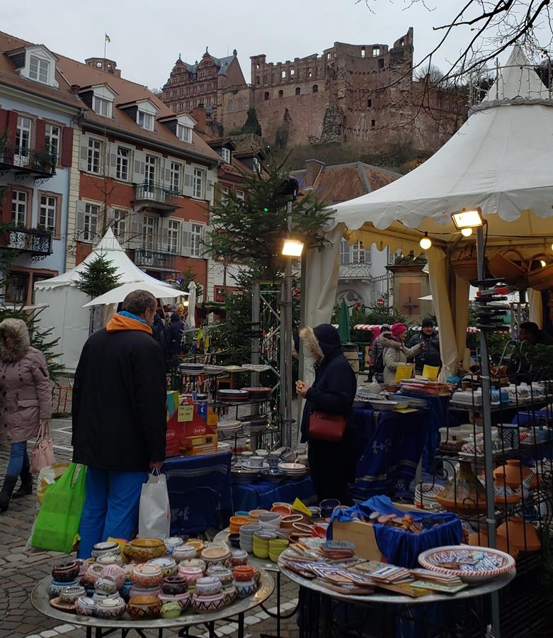 Heidelberg Castle and the Christmas Market