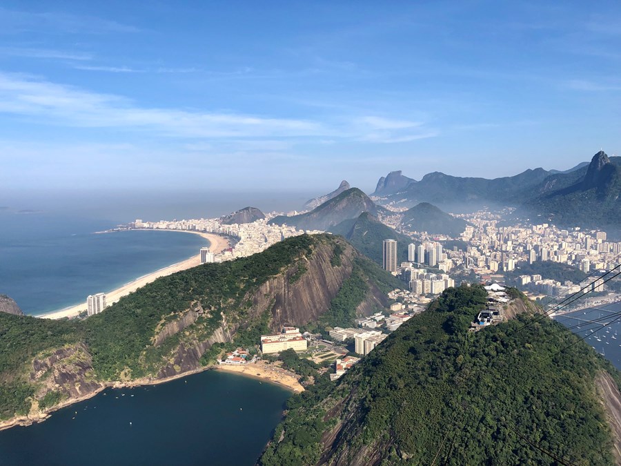 View from the top of the Corcovado!  