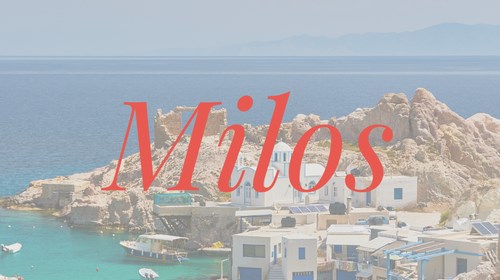 Milos Luxury Cruise Travel Agent Expert