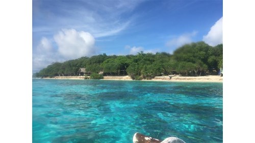 Kayaking off Balicasag Island in the Bohol Sea