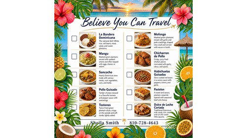 Believe You Can Travel's must try food in DR