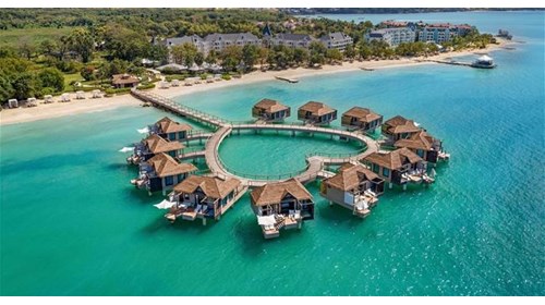 Overwater villas