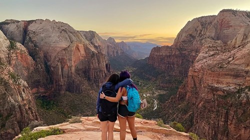 Sunset from Angels Landing